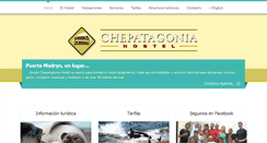 Desktop Screenshot of chepatagoniahostel.com.ar